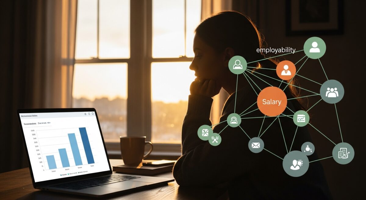 Salary vs Employability for Online Degrees