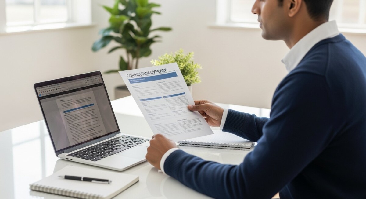 online degree curriculum overview