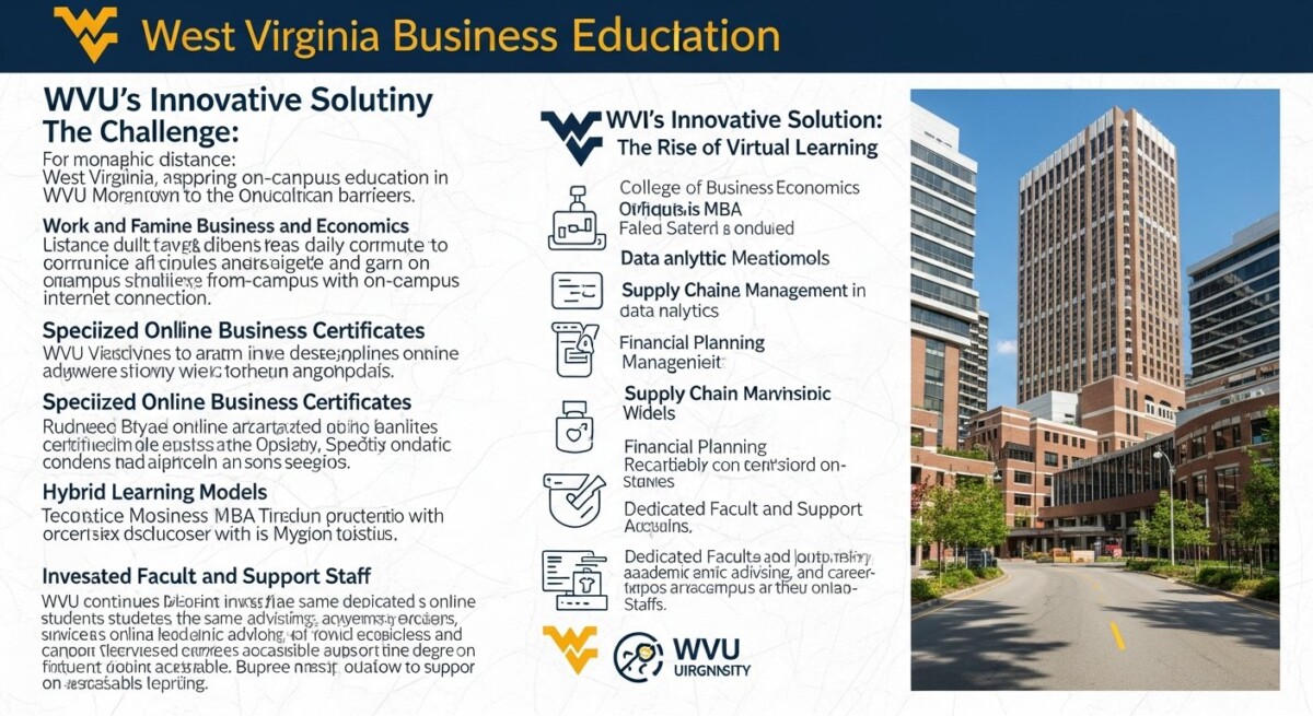 West Virginia online business degree programs available